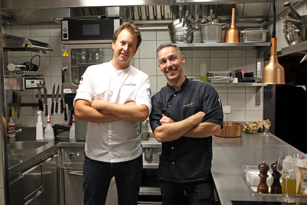 David Geisser (links) und der neue Chefkoch des Misnik, Oliver Kühler.